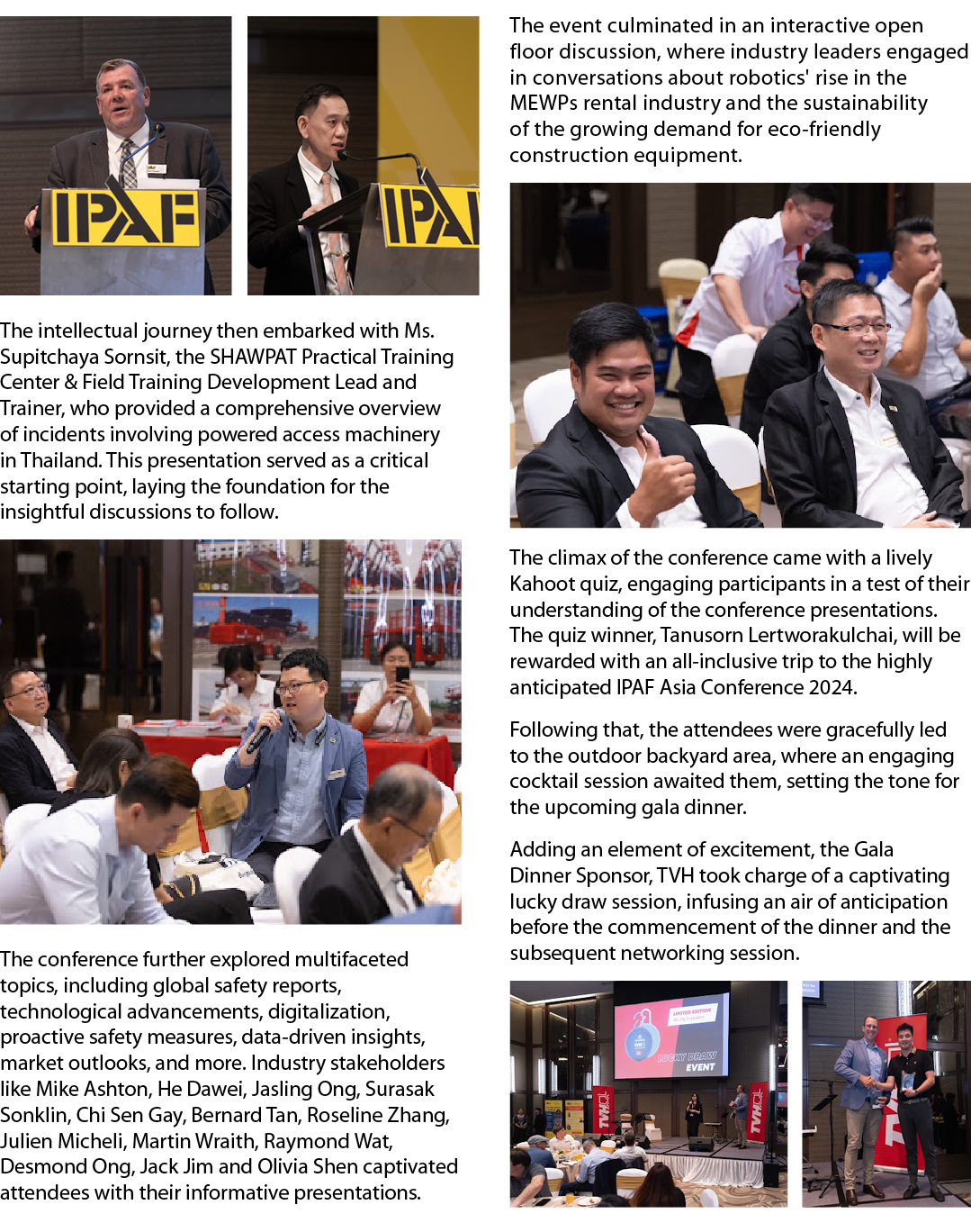 ￼ The intellectual journey then embarked with Ms. Supitchaya Sornsit, the SHAWPAT Practical Training Center & Field T...