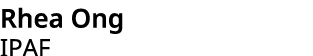 Rhea Ong IPAF