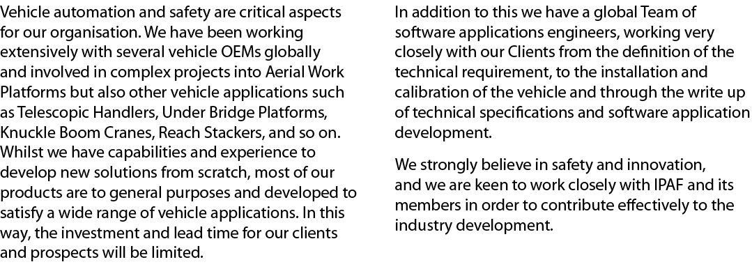 Vehicle automation and safety are critical aspects for our organisation. We have been working extensively with severa...