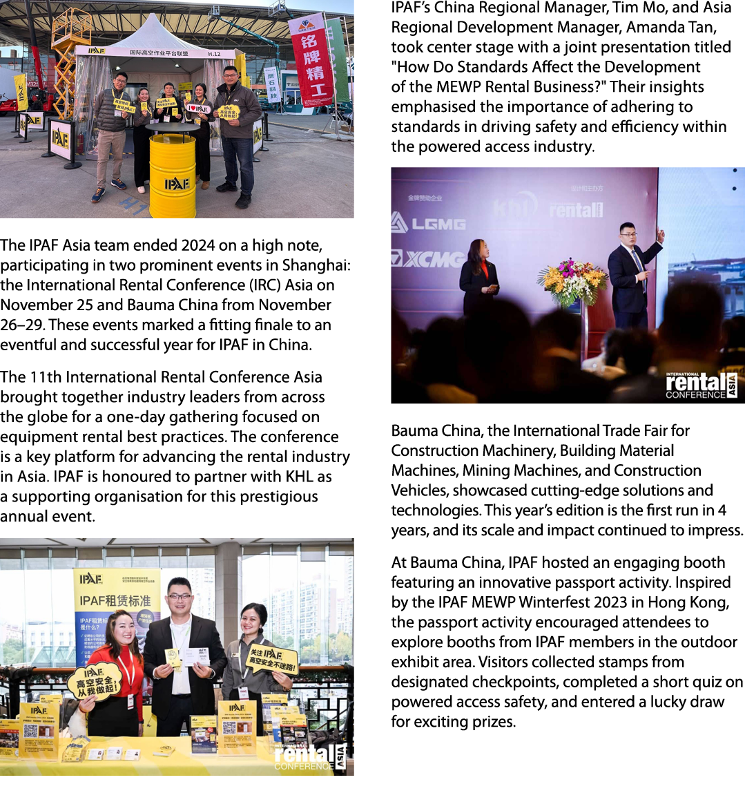 ￼ The IPAF Asia team ended 2024 on a high note, participating in two prominent events in Shanghai: the International ...