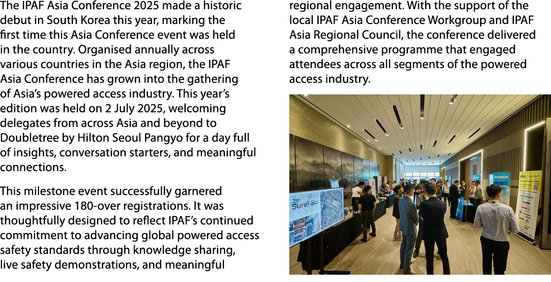 The IPAF Asia Conference 2025 made a historic debut in South Korea this year, marking the first time this Asia Confer...